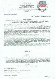 certificazioni smaltimento amianto